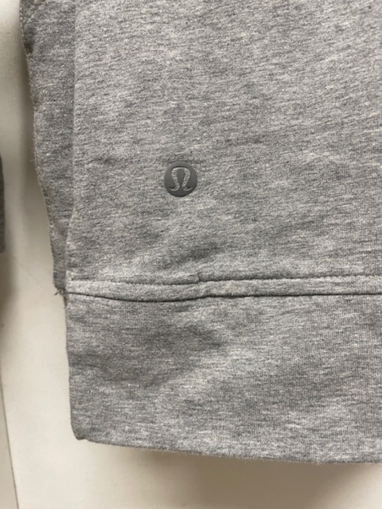 EUC Lululemon Cut Above Hoodie Expression Gray Side Slits - Picture 13 of 13